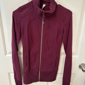 Lululemon Maroon Zip Up